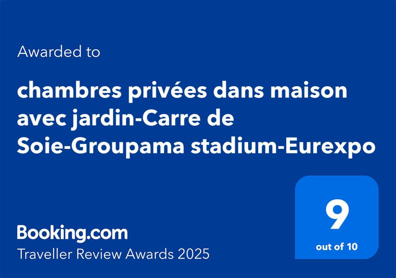 Privees Dans Maison Avec Jardin-proche Ldlc-groupama Stadium-eurexpo Appartement Vaulx-en-Velin