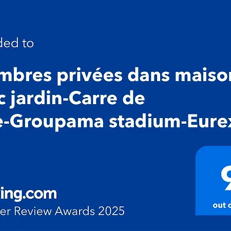 Chambres Privees Dans Maison Avec Jardin-Proche Ldlc-Groupama Stadium-Eurexpo Vaulx-en-Velin Extérieur photo